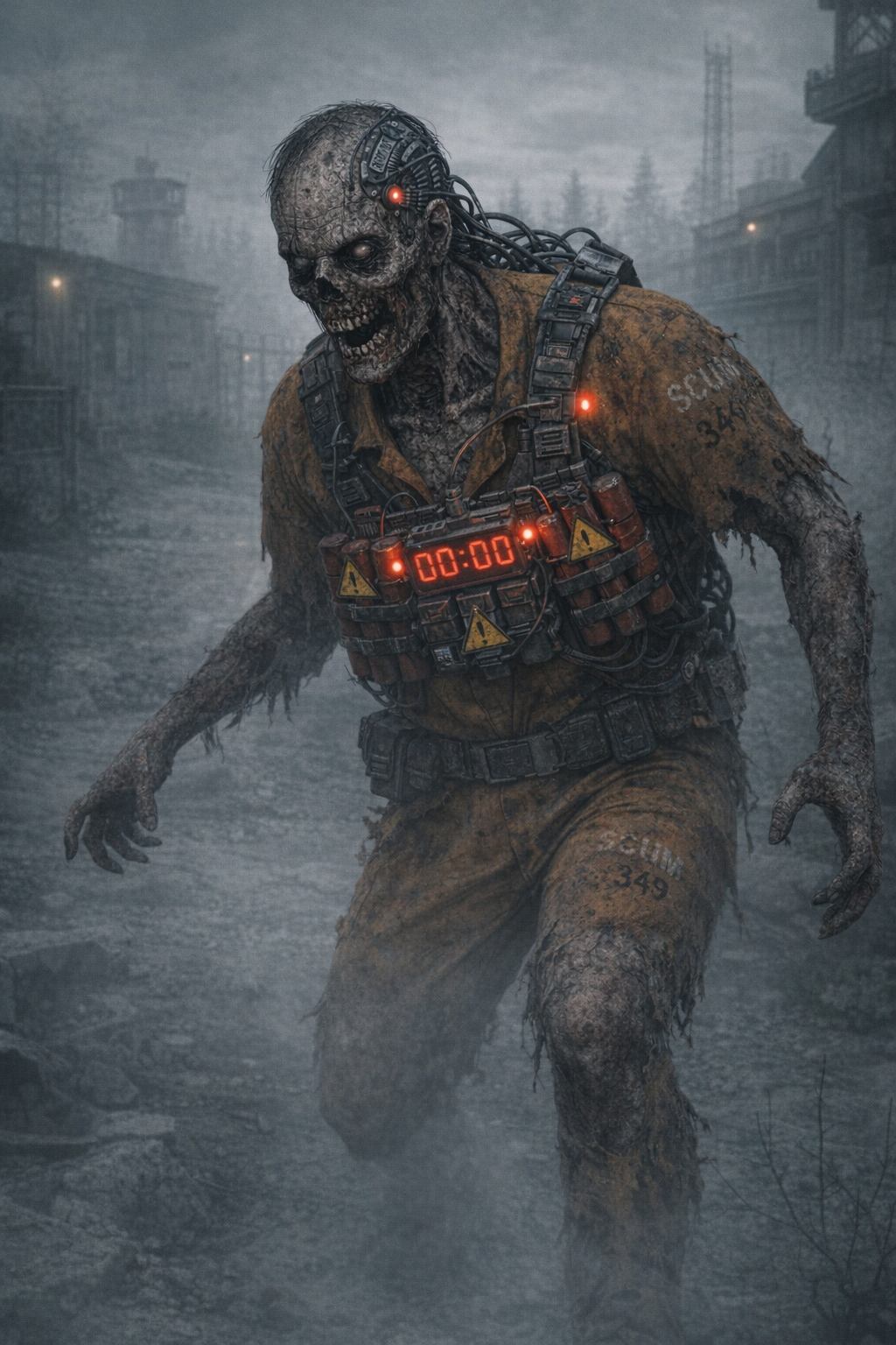 Marionnette explosive deployee par TEC1 dans l'univers SCUM.